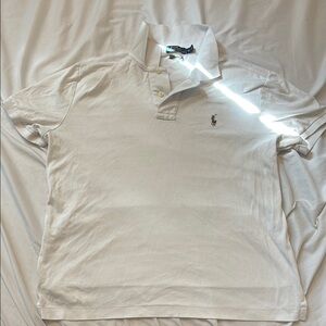Polo by Ralph Lauren White Polo Shirt Classic Design